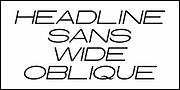 Headline Sans Wide JNL, a Sans Serif Font by Jeff Levine Fonts (Thumbnail 4 of 5)