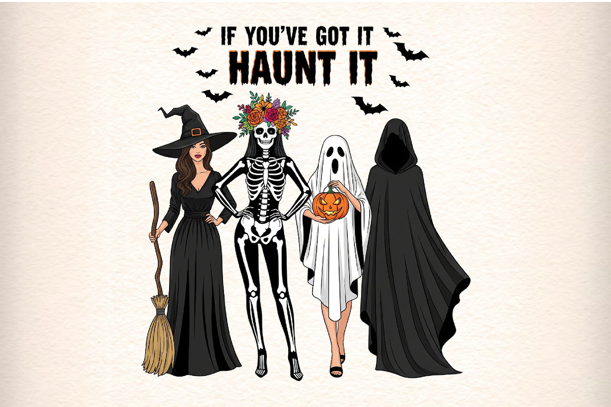 Sarcastic Halloween Haunt It PNG, an Illustration by Craft Nest (Photo 1 of 6)