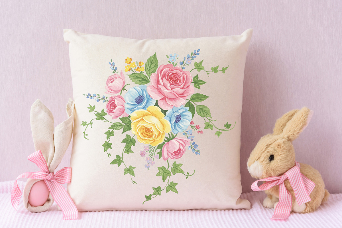 Charming Mother's Day Gift Clipart, a Seasonal Illustration by RobertsArt (Photo 3 of 7)