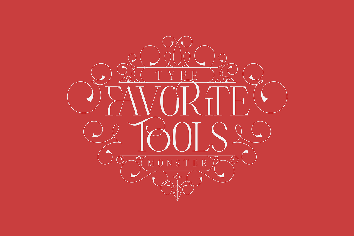 Type Monster - Elegant Font + Extras, a Serif Font by VP Fonts (Photo 7 of 15)