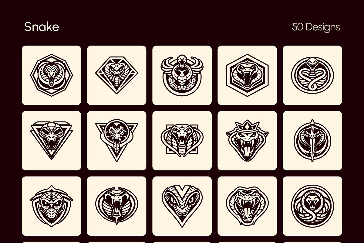 1500 Animal Logos, a Solid Icon by Creative Stall (Photo 28 of 37)
