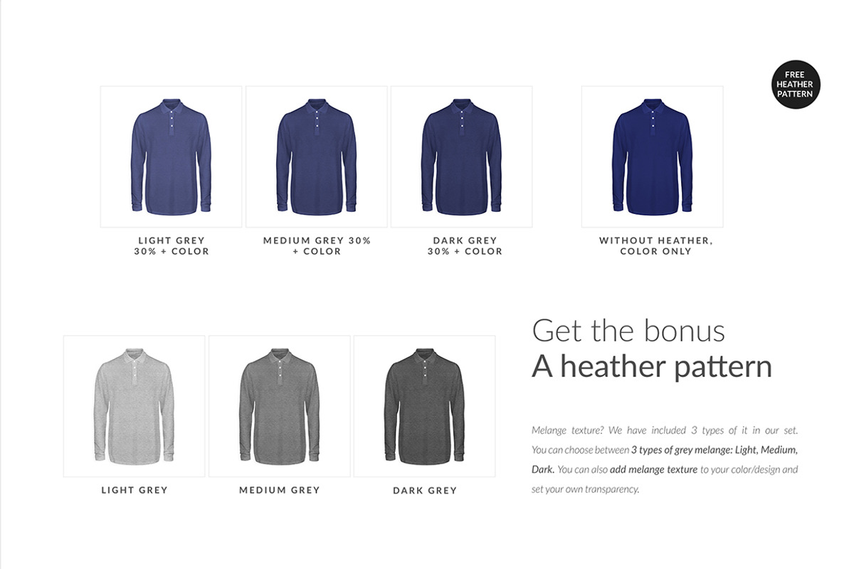 Polo Longsleeve Ghost Mock-ups FREE, a Books & Magazine Mockup by Apparel_Mockups (Photo 14 of 22)