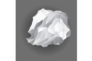 Crumpled paper balls icon. Mistake, a Texture Illustration by the8monkey