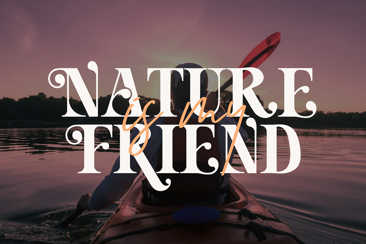 Awake Lonely - Swirl Serif Font, a Serif Font by Airotype (Photo 5 of 14)