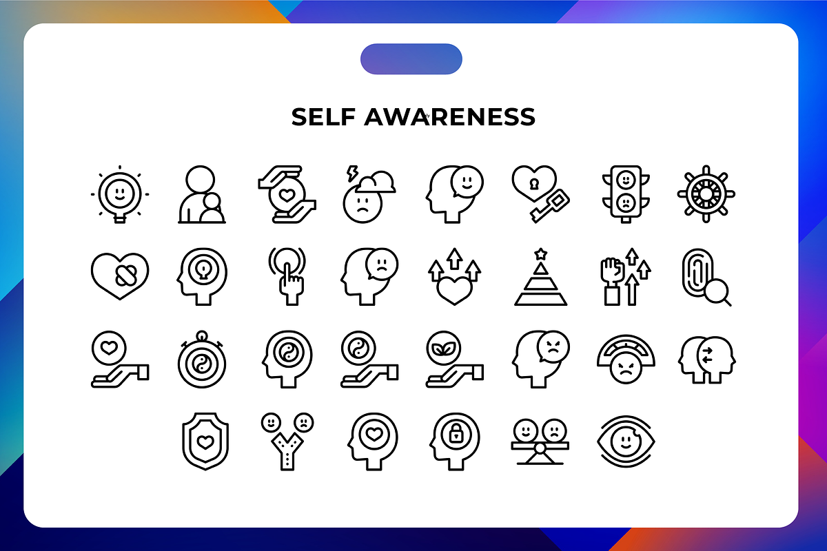 Self Awareness Icons, an Icon by Wencory