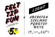 Felt Tip Fun, a Font by IanWing (Thumbnail 4 of 5)