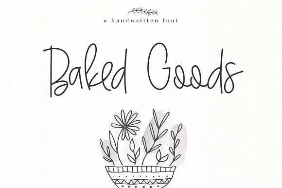 Baked Goods - Handwritten Font preview 8