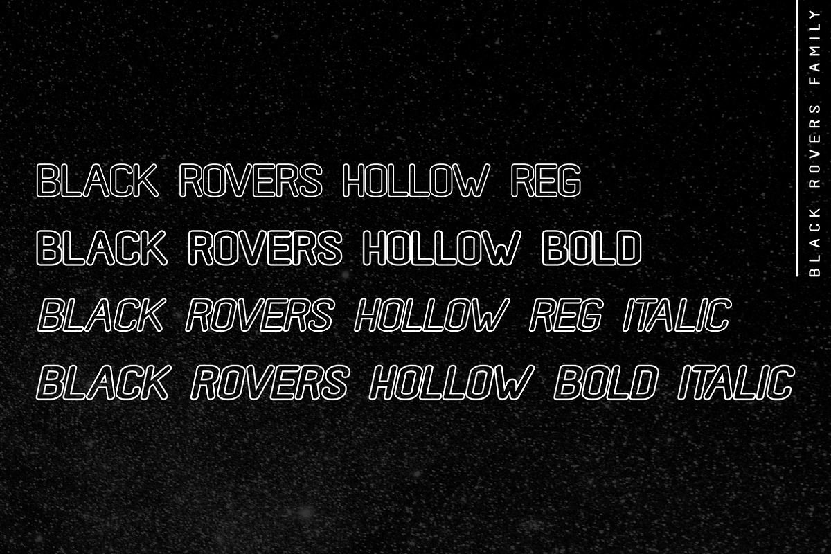 Black Rovers - Headline Sans Family preview 3