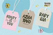 Youthful - Kids Display Font Simple, a Sans Serif Font by Gassstype (Thumbnail 2 of 8)