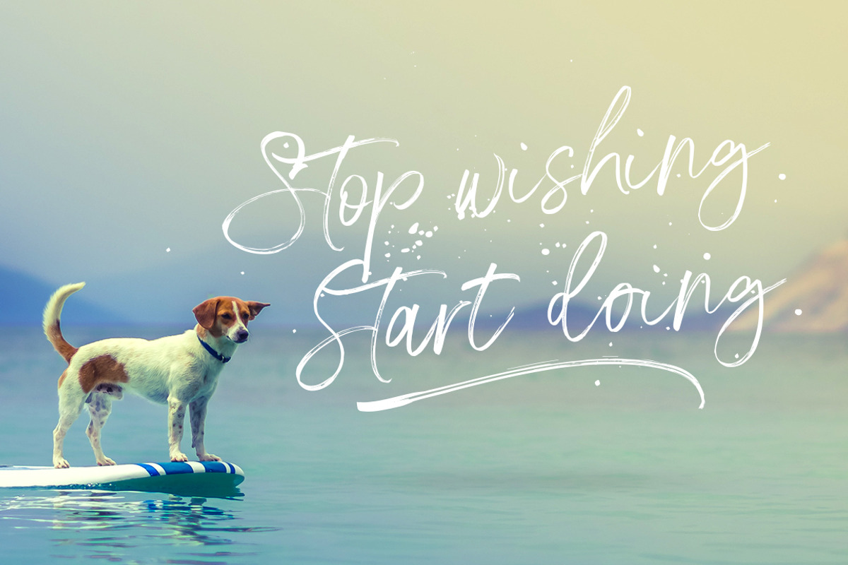 Broadway Script Font preview 4