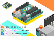 Isometric Vector Arduino Starter Kit, an Icon by Phils.design (Thumbnail 3 of 5)