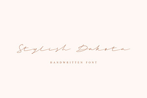 Staylish Dakota Font