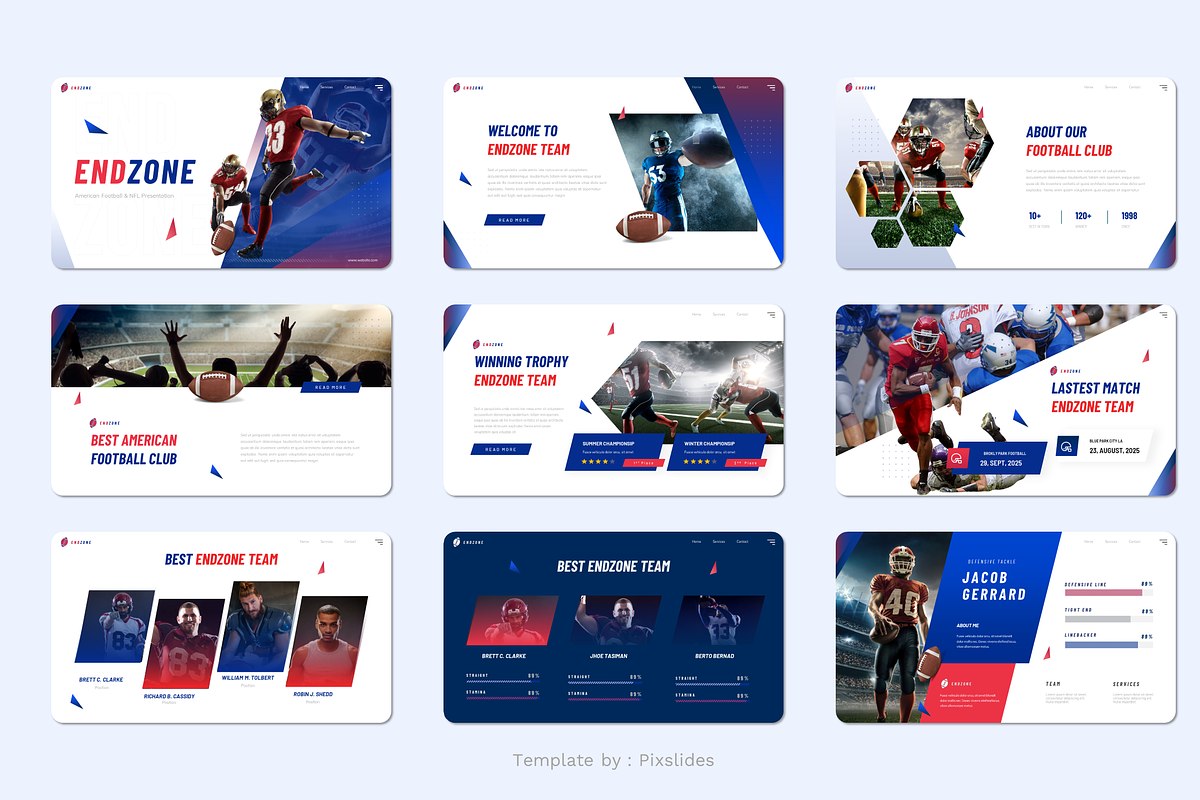 American Football Keynote, a Presentation Template by Pixslides (Photo 2 of 7)