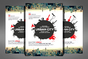 Urban City Flyer Template, a Flyer Template by Graphic Templates (Thumbnail 1 of 4)