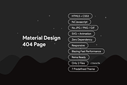 Material Design 404 Page [HTML], a HTML Template by Saif71 - Shop (Thumbnail 1 of 8)