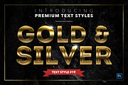 Gold & Silver #6 - 20 Text Styles, a Layer Style Add-On by Jonas Stensgaard (Thumbnail 20 of 23)