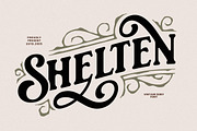 Shelten Font Vintage, a Serif Font by HansCo Studio (Thumbnail 1 of 10)