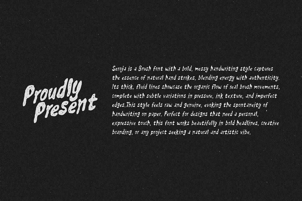 Seroja - Groovy Display Font, a Handwritten Font by Typeparties (Photo 7 of 10)
