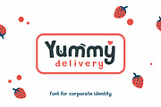 Yummy delivery, a Font by Fractal fonts & graphics (Thumbnail 1 of 7)
