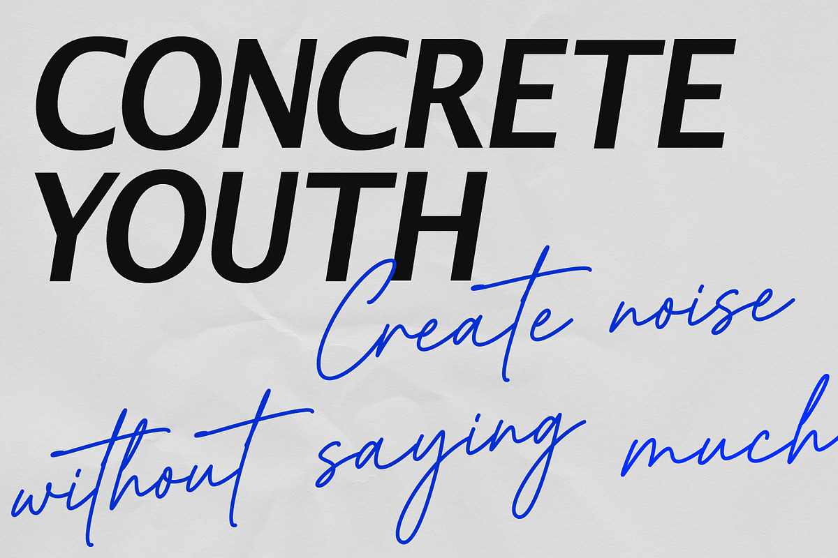 Lunetia Modern Signature Sans Duo, a Script Font by Maulana Creative (Photo 2 of 7)