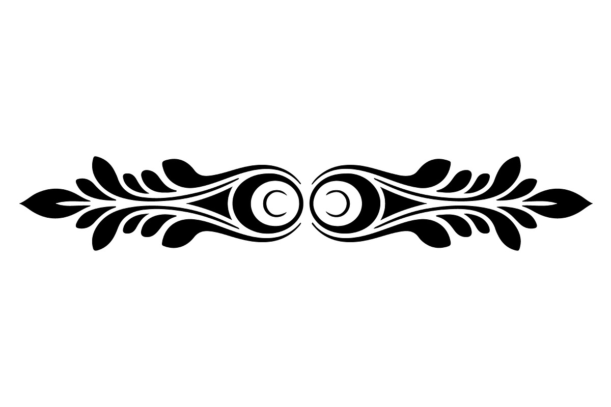 Ornamental Floral Silhouette, a Decorative Illustration by himelgfx (Photo 6 of 18)
