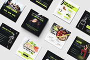 Canva Gym & Fitness Instagram Post, a Social Media Template by TheBrightGrap (Thumbnail 6 of 17)