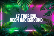 Tropical neon background, a Background Photo by Darkness Years (Thumbnail 1 of 2)