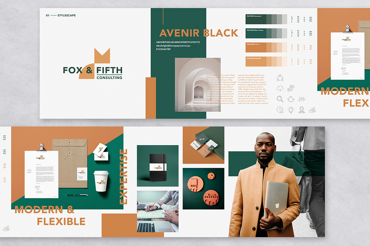 Stylescape / Moodboard Template, a Product Mockup by Andre28 (Photo 2 of 6)