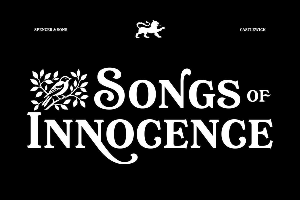 Castlewick - Old Tale Typeface, a Serif Font by Spencer & Sons Co. (Photo 5 of 8)
