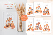 Fox family creator, an Animal Illustration by VerAna (Thumbnail 6 of 14)