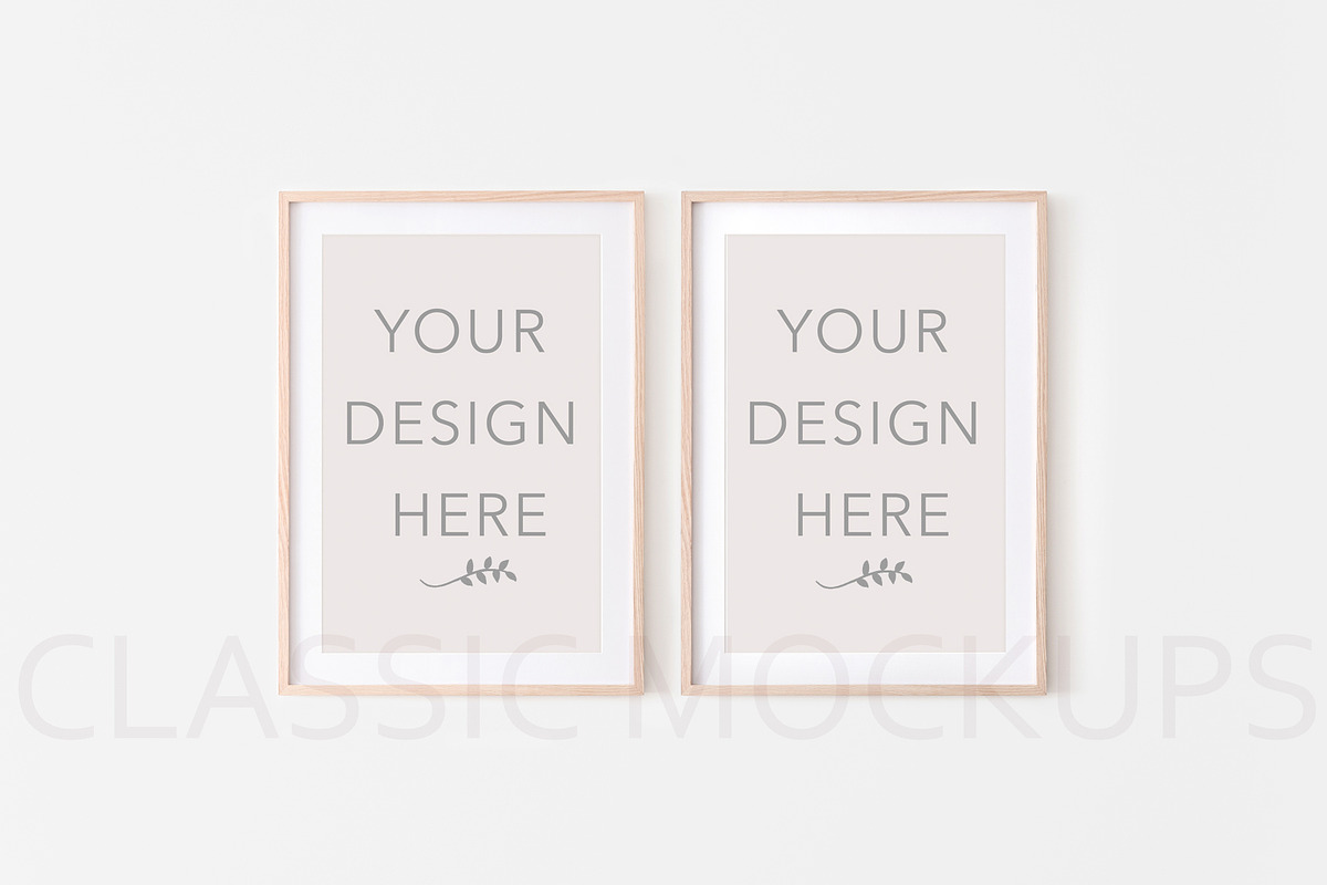 Classic Frame Mockup Bundle, a Print Template by Kate Roubin (Photo 4 of 7)