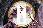 Halloween Card Mockup 4x9 Menu fall, an Advertising Mockup by PawMockups (Thumbnail 6 of 10)