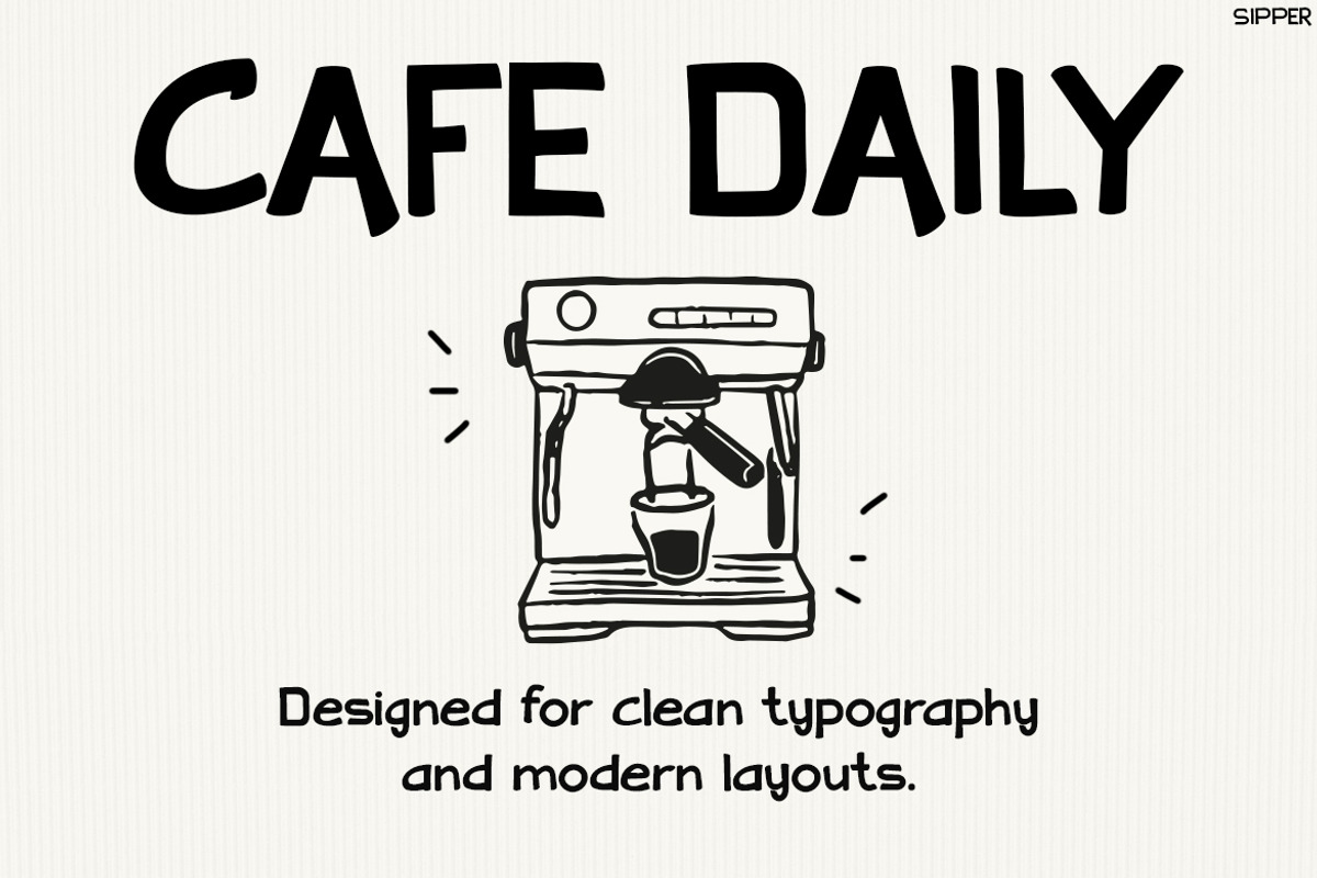 SIPPER, a Sans Serif Font by Pinisi ART (Photo 4 of 10)