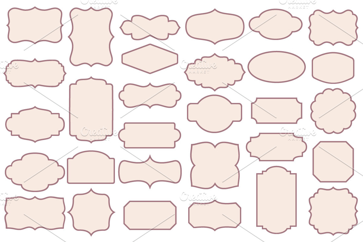 30 color frames in 6 styles - PNG, an Object Graphic by Wild Rose (Photo 6 of 8)