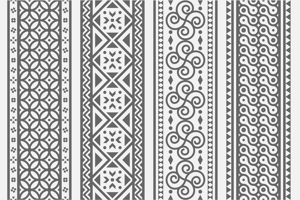 Decorative Seamless Pattern Set, a Pattern Graphic by Saba Vector (Photo 1 of 3)