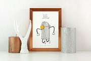 Just Keep Smiling. Hand drawn, an Object Illustration by DeShoff Art (Thumbnail 1 of 3)