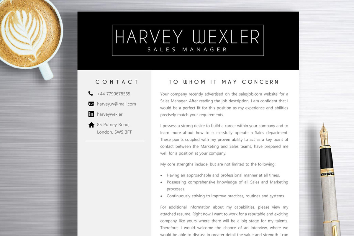 Resume Template | Harvey, a Resume Template by ResumeWorkshop (Photo 4 of 5)