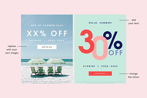 Summer Sale Email Template Bundle