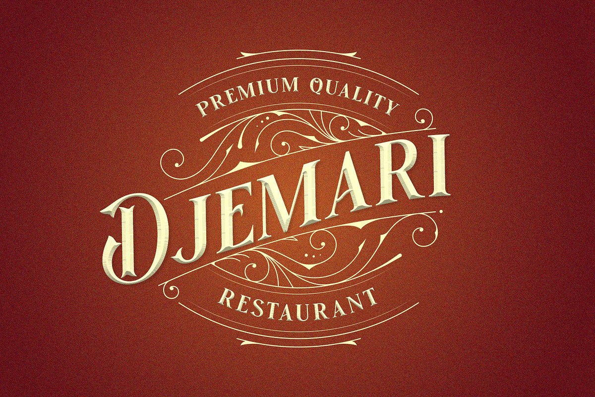 Meratus - Vintage Display Serif, a Blackletter Font by Almeera Std (Photo 5 of 8)