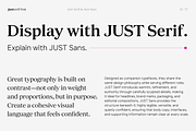 JUST Serif Modern Editorial Typeface, a Serif Font by JUST Creative (Thumbnail 12 of 17)