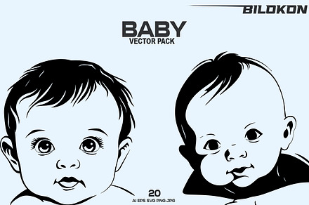 Baby face SVG Bundle
