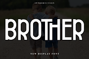 BROTHER, a Sans Serif Font by FreshTypeINK (Thumbnail 1 of 8)