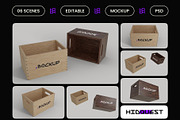 Wooden Fruit Crate Mockup, a Household Mockup by hiddemaru (Thumbnail 2 of 4)