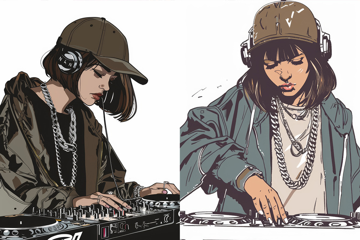 DJs- 103 illustrations, a Person Illustration by Handmadefont (Photo 3 of 18)