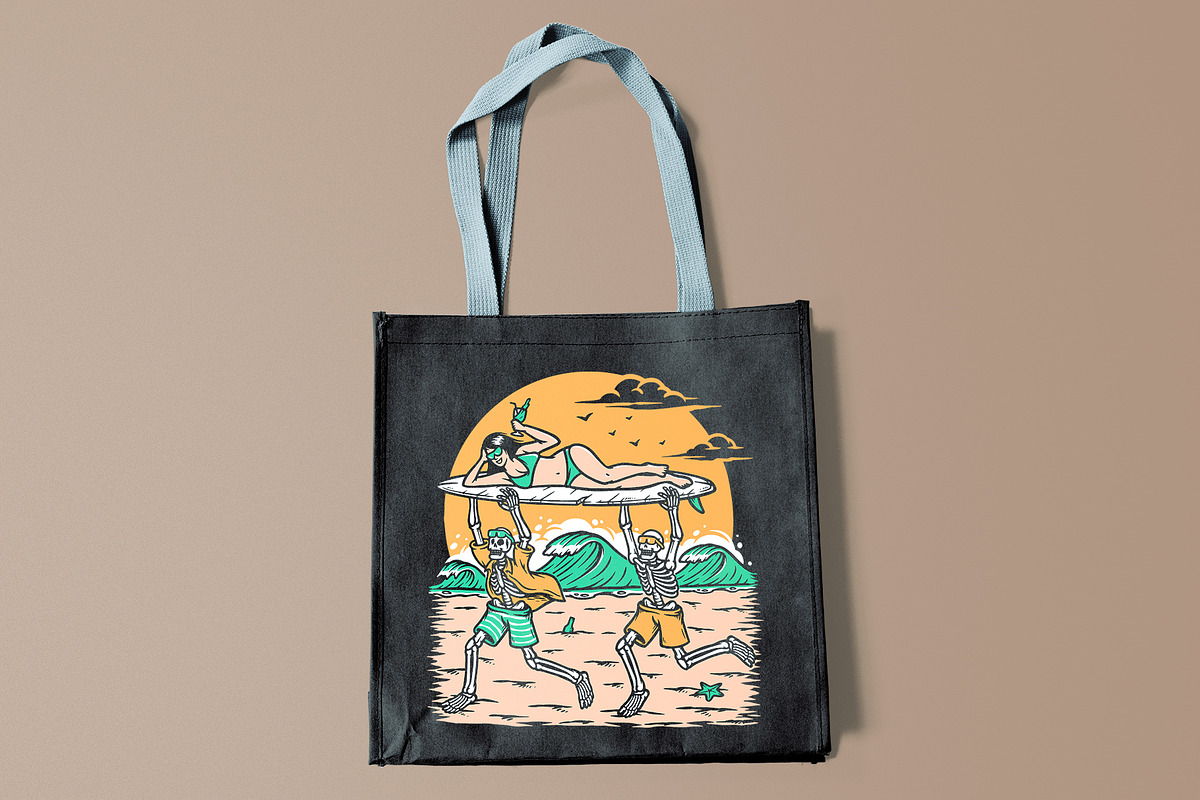 having fun on the beach, a Person Illustration by gunaonedesign (Photo 6 of 6)