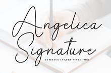 Angelica Signature | Script Font