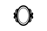 Vintage Oval Frame Vector Bundle, an Illustration by musafir_fashion (Thumbnail 4 of 31)