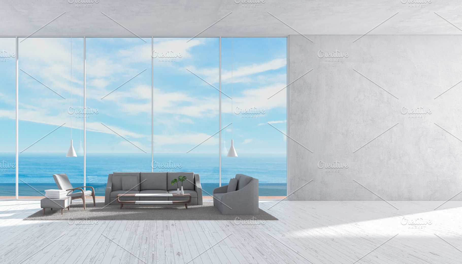 Modern interior living room containing 3d, apartment, and architecture, an Architecture Photo by MOOSPACE_STUDIO