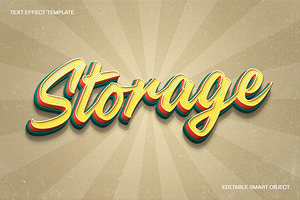 Retro Style Text Effect, a Layer Style Add-On by dokudokunomi