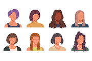 Collection of faceless female avatar, a Person Illustration by Yayasya (Thumbnail 2 of 3)